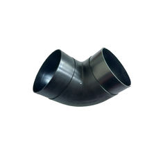 China Heater Spare Parts Black Elbow Corrugated Plastic Pipe For 2KW Air Parking Heater Ducting supplier