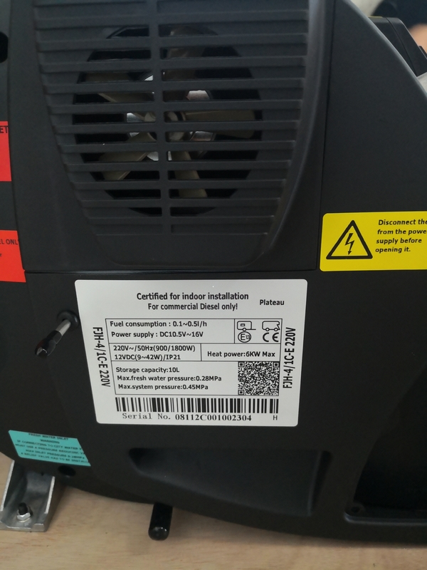 New Bluetooth App Silent Model JP Combi Air and Water Heater 4kw Diesel and 2kw Electric Parking Heater