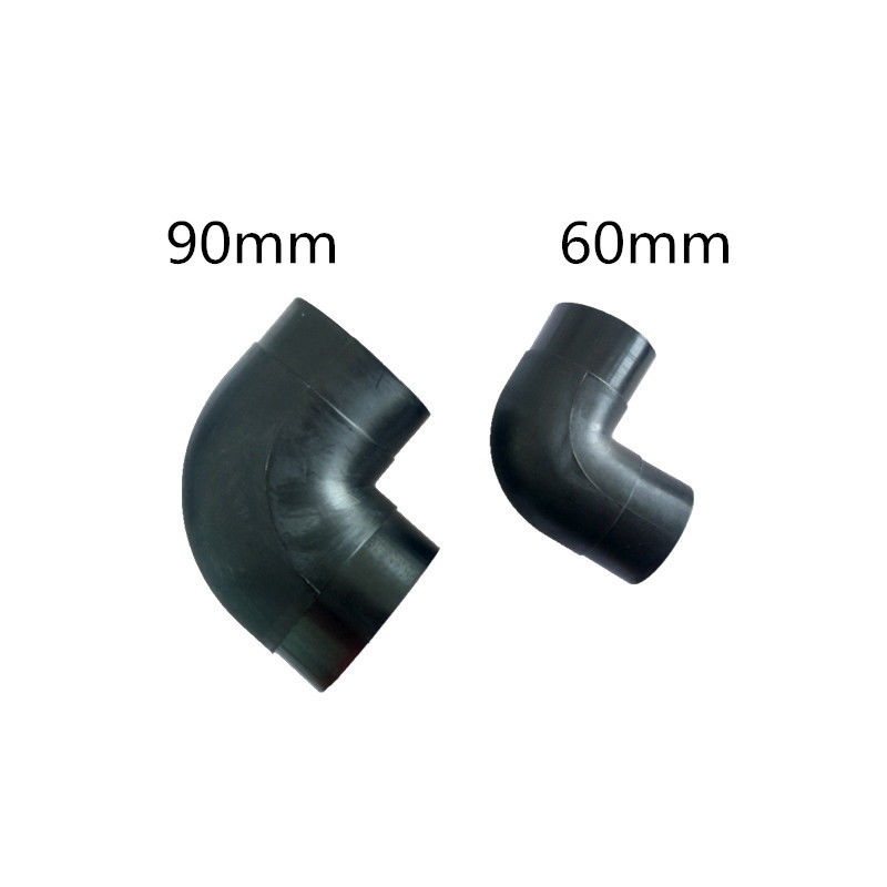 Heater Spare Parts Black Elbow Corrugated Plastic Pipe For 2KW Air Parking Heater Ducting
