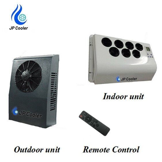 Remote Control DC 24V Electric Compressor Air Conditioner System for Trucks Camper Motorhomes