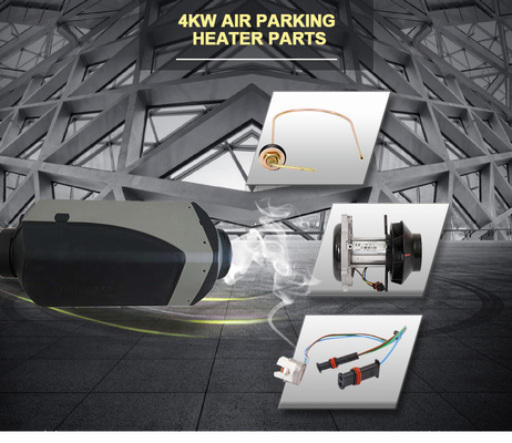 JP 4KW Cab Air Heater for all vehicles Diesel Parking Heater 12V 24V Air Heater similar to webasto eberspacher truma planar work altitude 5000m support bluetooth control CE certificate